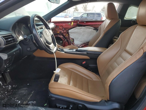 2015 Lexus RC 350 with VIN JTHHE5BC5F5010445, listed as a Copart auction lot 44942185 with 163,353 mi miles and Salvage Title. Bid and sale history available at carsss.com. Image 7.