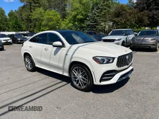 2022 Mercedes-Benz GLE 53 AMG with VIN 4JGFD6BB0NA640254, listed as a Copart auction lot 58988955 with 95,735 mi miles and Clean title. Bid and sale history available at DreamBid. Image 1.