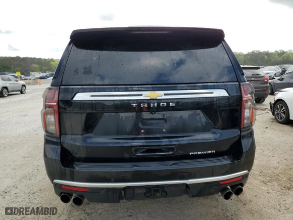 2023 Chevrolet Tahoe Premier with VIN 1GNSCSKD5PR330841, listed as a Copart auction lot 51292555 with 47,798 mi miles and Clean Title. Bid and sale history available at carsss.com. Image 6.