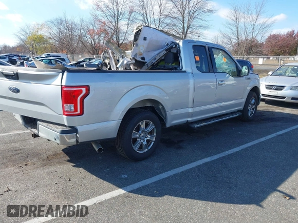 2017 Ford F-150 XL with VIN 1FTEX1C84HKD37747, listed as a IAAI auction lot 40793525 with 1 mi miles. Bid and sale history available at carsss.com. Image 4.