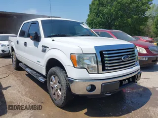 2012 Ford F-150 XL with VIN 1FTFW1ET9CFA18094, listed as a IAAI auction lot 42054840 with 164,972 mi miles. Bid and sale history available at carsss.com. Image 1.