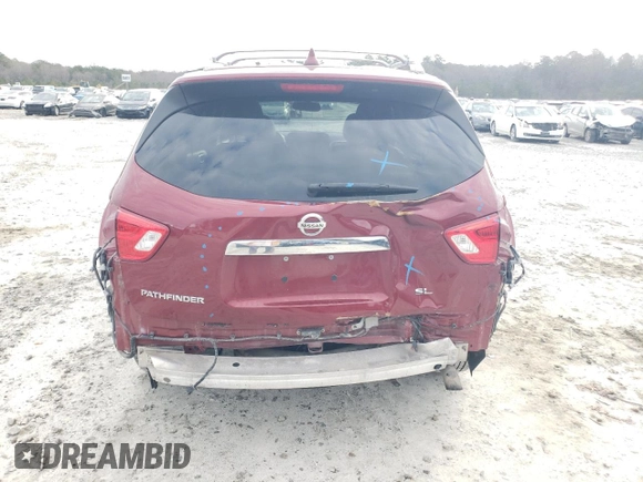 2020 Nissan Pathfinder SL z VIN 5N1DR2CN8LC647349, wystawiony jako Copart lot #44311305 z przebiegiem 65 588 mil mil oraz Szkoda całkowita • Salvage title. Historia ofert i sprzedaży dostępna na DreamBid. Obrazek 6.
