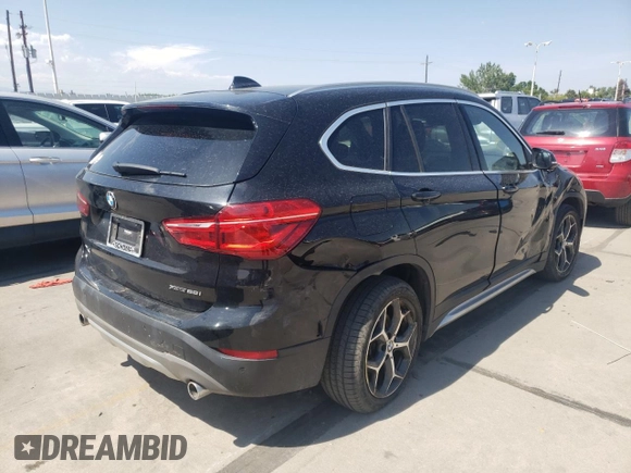 2019 BMW X1 xDrive28i with VIN WBXHT3C53K3H34285, listed as a Copart auction lot 54206252 with 22,883 mi miles. Bid and sale history available at carsss.com. Image 4.