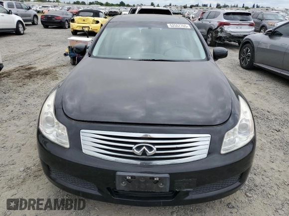 2008 Infiniti G35 Journey with VIN JNKBV61E48M206223, listed as a Copart auction lot 52557765 with 113,529 mi miles and Salvage Title. Bid and sale history available at DreamBid. Image 5.