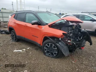 2019 Jeep Compass Trailhawk с VIN 3C4NJDDB4KT712197, выставлен на аукционе Copart как лот 57431805 с пробегом Не указан миль и Списание • Salvage title. История ставок и продаж доступна на DreamBid. Изображение 4.