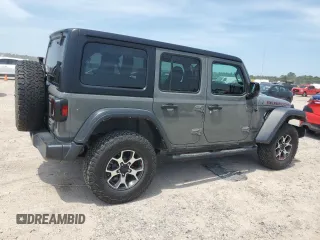 2022 Jeep Wrangler Unlimited Rubicon z VIN 1C4HJXFN6NW166278, wystawiony jako Copart lot #56745075 z przebiegiem 34 418 mil mil oraz Szkoda całkowita • Salvage title. Historia ofert i sprzedaży dostępna na DreamBid. Obrazek 3.