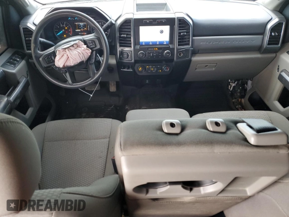 2022 Ford F-350 XL with VIN 1FT8W3B63NEC38908, listed as a Copart auction lot 88760165 with 124,080 mi miles and Salvage title. Bid and sale history available at DreamBid. Image 8.