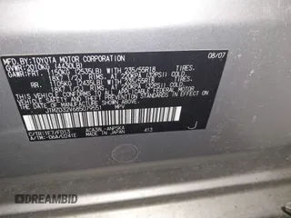 2008 Toyota RAV4 Sport with VIN JTMZD32V685079551, listed as a IAAI auction lot 41675514 with 255,811 mi miles and . Bid and sale history available at DreamBid. Image 9.
