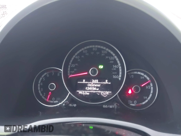 2013 Volkswagen Beetle 2.5L with VIN 3VW5P7AT8DM832656, listed as a IAAI auction lot 41729356 with 124,156 mi miles and . Bid and sale history available at DreamBid. Image 7.
