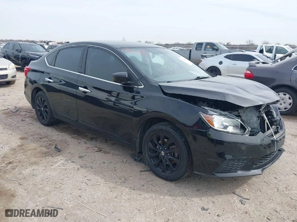2018 Nissan Sentra S with VIN 3N1AB7AP4JY263265, listed as a IAAI auction lot 41726061 with 67,833 mi miles. Bid and sale history available at carsss.com. Image 1.