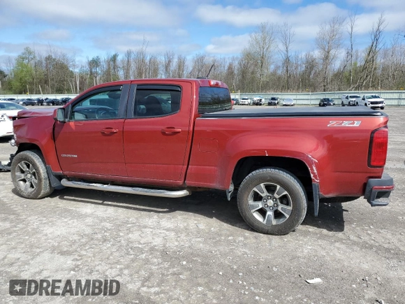 2015 Chevrolet Colorado 4WD Z71 with VIN 1GCGTCE34F1163778, listed as a Copart auction lot 54533085 with 180,319 mi miles and Salvage title. Bid and sale history available at DreamBid. Image 2.