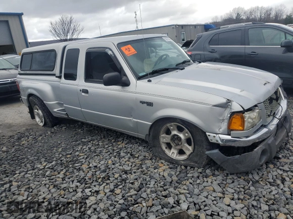2001 Ford Ranger XL Fleet with VIN 1FTZR15E11TA47318, listed as a Copart auction lot 53272335 with 265,666 mi miles and Salvage title. Bid and sale history available at DreamBid. Image 4.