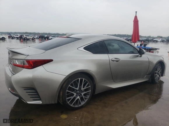 2015 Lexus RC 350 with VIN JTHHE5BC2F5004070, listed as a Copart auction lot 69823274 with 0 mi miles and Salvage Title. Bid and sale history available at carsss.com. Image 3.