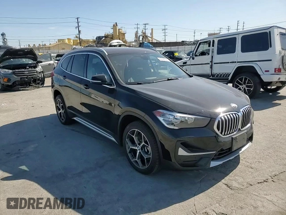 2021 BMW X1 sDrive28i with VIN WBXJG7C03M5T10112, listed as a Copart auction lot 49386695 with 46,869 mi miles and Salvage Title. Bid and sale history available at DreamBid. Image 11.