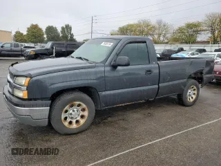 2005 Chevrolet Silverado 1500 Work Truck with VIN 1GCEC14VX5Z145123, listed as a Copart auction lot 76086134 with 97,416 mi miles and Salvage title. Bid and sale history available at DreamBid. Image 1.