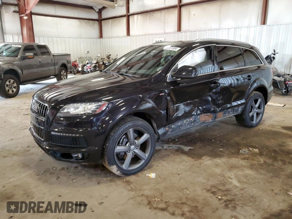 2015 Audi Q7 3.0T Vorsprung Edition with VIN WA1WGCFE3FD024847, listed as a Copart auction lot 65561954 with 0 mi miles and Clean Title. Bid and sale history available at carsss.com. Image 1.