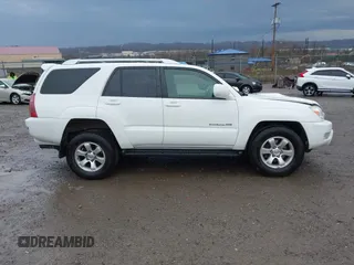 2004 Toyota 4Runner SR5 with VIN JTEBU14R348018992, listed as a IAAI auction lot 41948175 with 106,894 mi miles and . Bid and sale history available at DreamBid. Image 14.