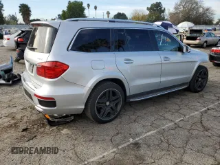 2015 Mercedes-Benz GL-Class GL 550 with VIN 4JGDF7DE7FA455957, listed as a Copart auction lot 39546504 with 132,568 mi miles. Bid and sale history available at carsss.com. Image 3.