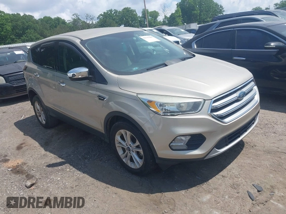2017 Ford Escape SE with VIN 1FMCU0GD4HUE85348, listed as a IAAI auction lot 42135485 with 124,608 mi miles. Bid and sale history available at carsss.com. Image 1.