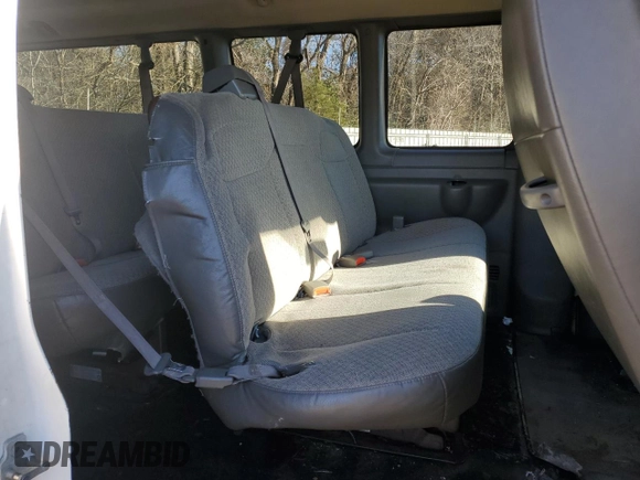 2010 Chevrolet Express Passenger LT with VIN 1GA2G1DG2A1148818, listed as a Copart auction lot 46236375 with 142,954 mi miles and Salvage title. Bid and sale history available at DreamBid. Image 12.