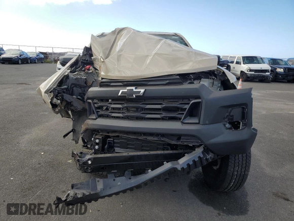 2024 Chevrolet Colorado 4WD Trail Boss z VIN 1GCPTEEK2R1256807, wystawiony jako Copart lot #47854475 z przebiegiem 6 592 mil mil oraz Szkoda całkowita • Salvage title. Historia ofert i sprzedaży dostępna na DreamBid. Obrazek 5.