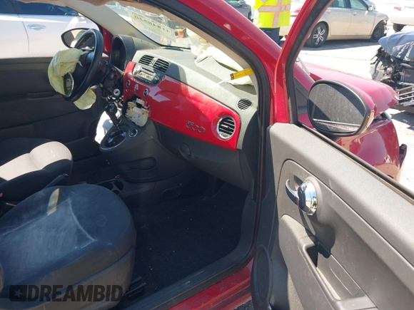 2012 FIAT 500 Pop with VIN 3C3CFFAR4CT310952, listed as a IAAI auction lot 41848520 with 93,518 mi miles. Bid and sale history available at carsss.com. Image 5.