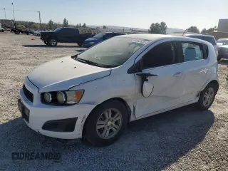 2016 Chevrolet Sonic LT with VIN 1G1JC6SG8G4150331, listed as a Copart auction lot 49553625 with 124,336 mi miles and Clean Title. Bid and sale history available at carsss.com. Image 1.