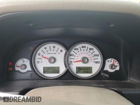 2007 Ford Escape Limited with VIN 1FMCU04117KA67060, listed as a Copart auction lot 78169454 with 134,663 mi miles and Salvage title. Bid and sale history available at DreamBid. Image 9.