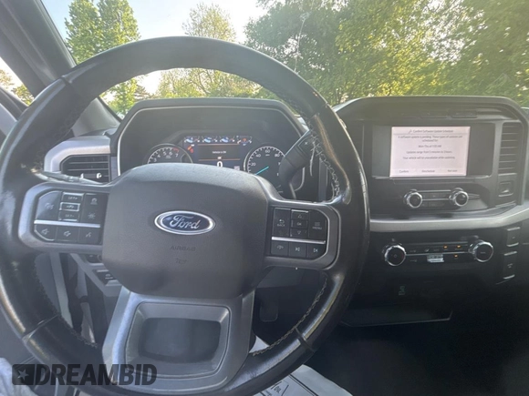 2023 Ford F-150 XL with VIN 1FTFW1E80PKD46688, listed as a Copart auction lot 54956175 with 175,827 mi miles and Clean Title. Bid and sale history available at carsss.com. Image 9.