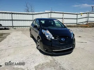 2014 Nissan LEAF SL with VIN 1N4AZ0CP7EC334248, listed as a Copart auction lot 52198325 with 57,659 mi miles and Salvage Title. Bid and sale history available at carsss.com. Image 11.