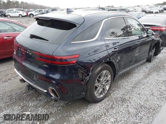 2025 Genesis GV70 2.5T with VIN 5NMMADTB5SH019701, listed as a IAAI auction lot 41728630 with 15,989 mi miles and . Bid and sale history available at DreamBid. Image 4.