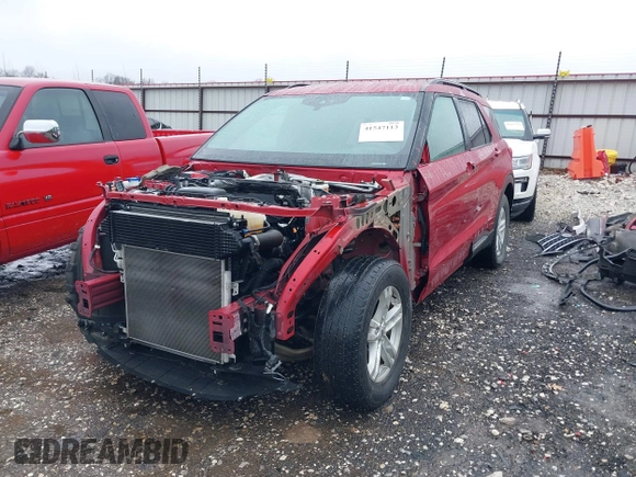2020 Ford Explorer XLT with VIN 1FMSK8DH7LGB41348, listed as a IAAI auction lot 41547113 with 76,372 mi miles and . Bid and sale history available at DreamBid. Image 20.