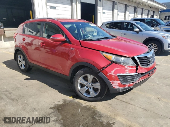 2011 Kia Sportage LX with VIN KNDPBCA27B7115456, listed as a Copart auction lot 50258315 with 142,153 mi miles and Salvage title. Bid and sale history available at DreamBid. Image 4.