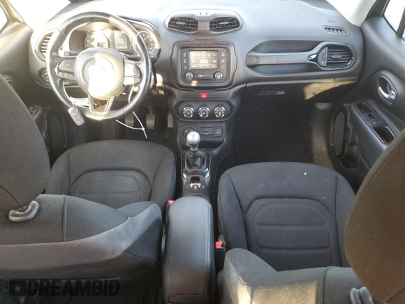 2017 Jeep Renegade Altitude with VIN ZACCJBBH3HPG45384, listed as a Copart auction lot 78952154 with 51,161 mi miles and Salvage title. Bid and sale history available at DreamBid. Image 8.