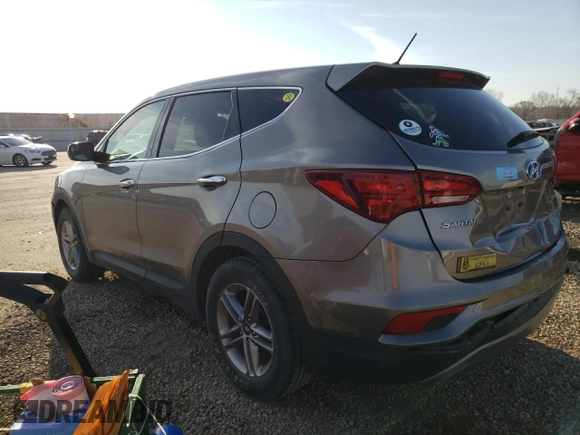 2018 Hyundai Santa Fe 2.4L with VIN 5NMZT3LB3JH056559, listed as a Copart auction lot 44703073 with 84,663 mi miles and Salvage title. Bid and sale history available at DreamBid. Image 2.
