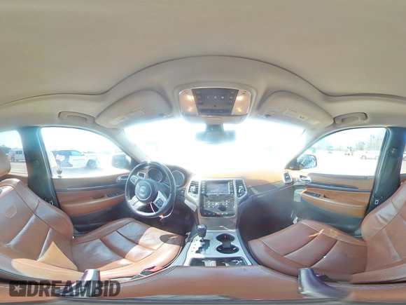 2013 Jeep Grand Cherokee Overland with VIN 1C4RJECT0DC655349, listed as a Copart auction lot 45114775 with 183,113 mi miles and Salvage Title. Bid and sale history available at carsss.com. Image 13.