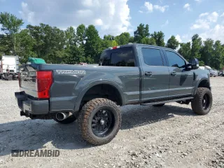 2021 Ford F-250 XL with VIN 1FT8W2BT8MEC50423, listed as a Copart auction lot 66489585 with 43,273 mi miles and Salvage title. Bid and sale history available at DreamBid. Image 3.