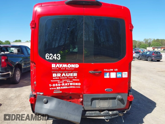 2020 Ford Transit with VIN 1FTBW2CGXLKA16243, listed as a IAAI auction lot 42005727 with 94,342 mi miles and . Bid and sale history available at carsss.com. Image 16.