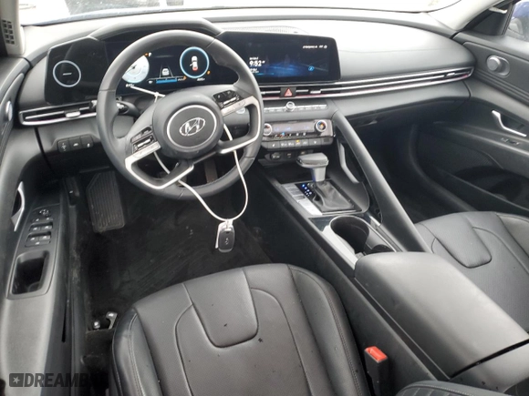 2023 Hyundai Elantra Limited with VIN KMHLP4AG9PU515797, listed as a Copart auction lot 43249305 with 49,763 mi miles and Salvage Title. Bid and sale history available at carsss.com. Image 8.