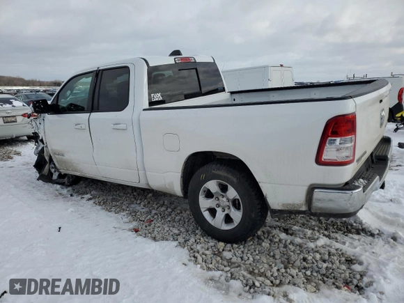 2021 Ram 1500 Big Horn with VIN 1C6SRFBT5MN786712, listed as a Copart auction lot 42678225 with 0 mi miles and Clean Title. Bid and sale history available at carsss.com. Image 2.