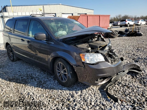 2017 Dodge Grand Caravan SXT with VIN 2C4RDGCG3HR685643, listed as a Copart auction lot 49920335 with Not Provided miles and Salvage Title. Bid and sale history available at DreamBid. Image 4.