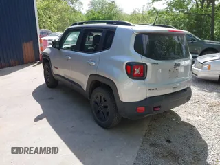 2018 Jeep Renegade Trailhawk with VIN ZACCJBCB3JPG76327, listed as a IAAI auction lot 42299355 with 85,996 mi miles and . Bid and sale history available at DreamBid. Image 3.