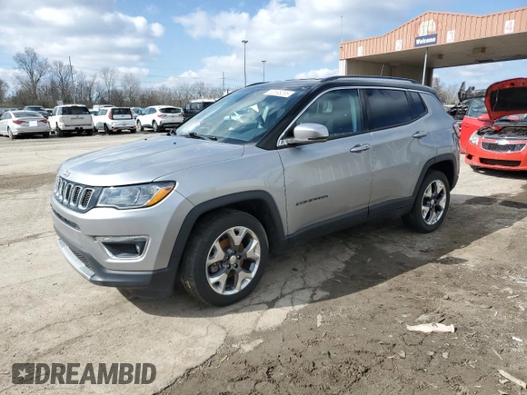 2020 Jeep Compass High Altitude с VIN 3C4NJDCB1LT128083, выставлен на аукционе Copart как лот 52598055 с пробегом 46 390 миль миль и Списание • Salvage title. История ставок и продаж доступна на DreamBid. Изображение 1.