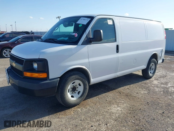 2014 Chevrolet Express Cargo Van with VIN 1GCWGFCAXE1206912, listed as a IAAI auction lot 41700273 with 177,348 mi miles. Bid and sale history available at carsss.com. Image 17.