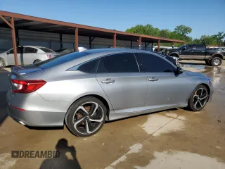 2019 Honda Accord Sport with VIN 1HGCV1F31KA037420, listed as a Copart auction lot 52196235 with 172,057 mi miles and Clean Title. Bid and sale history available at DreamBid. Image 3.