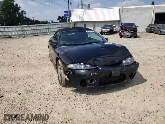 1998 Mitsubishi Eclipse GS-T with VIN 4A3AX55FXWE135912, listed as a Copart auction lot 68387784 with 125,458 mi miles and Salvage Title. Bid and sale history available at carsss.com. Image 10.
