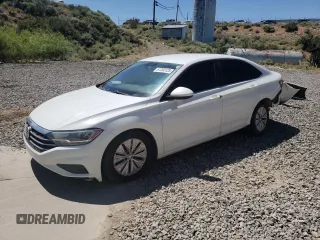 2019 Volkswagen Jetta S with VIN 3VWN57BU8KM049637, listed as a Copart auction lot 61263125 with 128,691 mi miles and Salvage title. Bid and sale history available at DreamBid. Image 1.