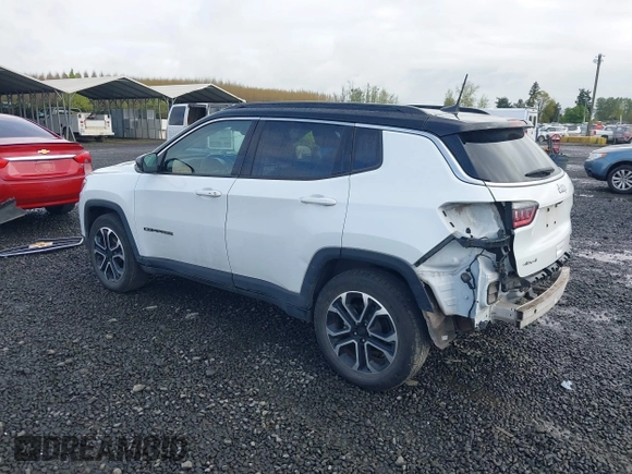 2022 Jeep Compass Limited with VIN 3C4NJDCB3NT203580, listed as a IAAI auction lot 42011823 with 34,844 mi miles and . Bid and sale history available at DreamBid. Image 3.