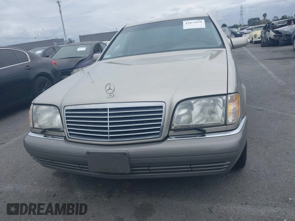 1996 Mercedes-Benz S with VIN WDBGA57E8TA318326, listed as a IAAI auction lot 42072979 with 97,504 mi miles and . Bid and sale history available at DreamBid. Image 6.