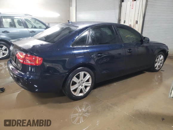 2011 Audi A4 Premium with VIN WAUBFAFLXBA087947, listed as a Copart auction lot 83013154 with 98,473 mi miles and Salvage Title. Bid and sale history available at carsss.com. Image 3.